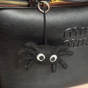 Spider Felt Bag Charm